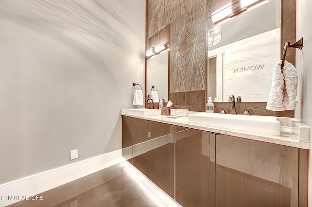 201 Crown Jewel Ln, Lafollette, TN 37766 - full bathroom featuring double vanity