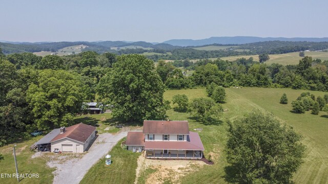 1844 Jackson Rd, Rutledge, TN 37861 - view from above of property featuring a mountain backdrop