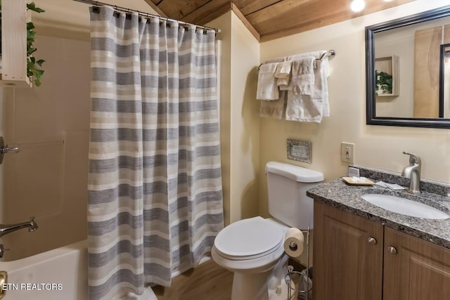1918 Charles Lewis Way Unit 3, Sevierville, TN 37876 - full bath featuring vanity, toilet, shower / tub combo, and wood finished floors