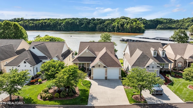 460 Morning Dove Dr, Vonore, TN 37885 - drone / aerial view of a nearby body of water and a heavily wooded area