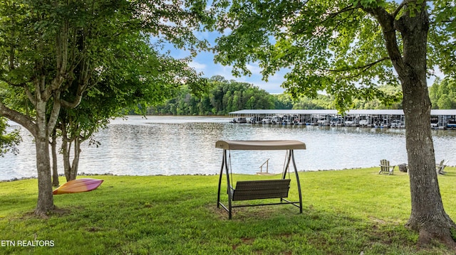 460 Morning Dove Dr, Vonore, TN 37885 - surrounding community with a water view and a yard