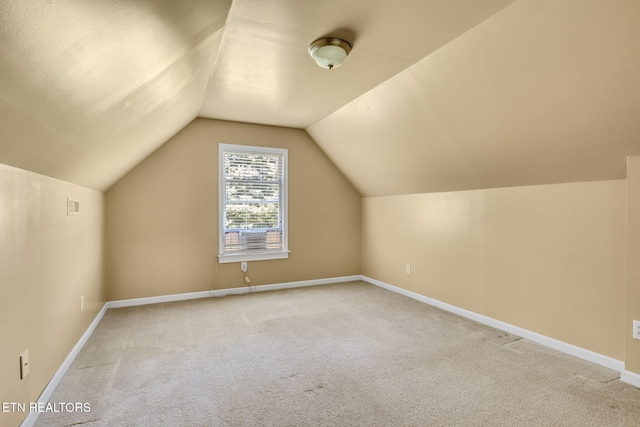 1707 Brookview Dr, Dandridge, TN 37725 - bonus room with carpet flooring, vaulted ceiling, and baseboards