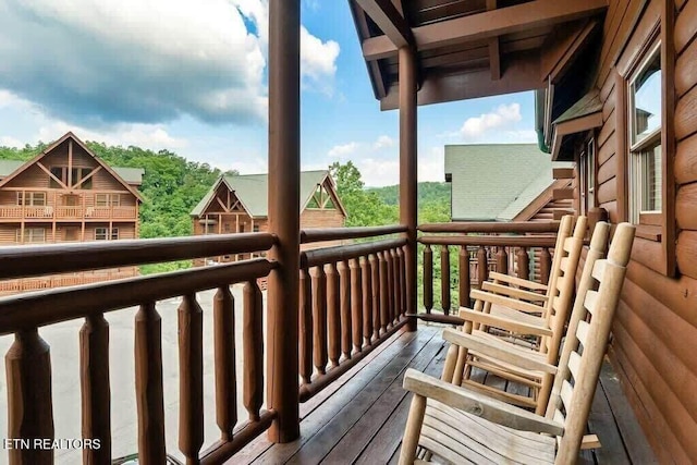 1056 Black Bear Cub Way, Sevierville, TN 37862 - view of deck