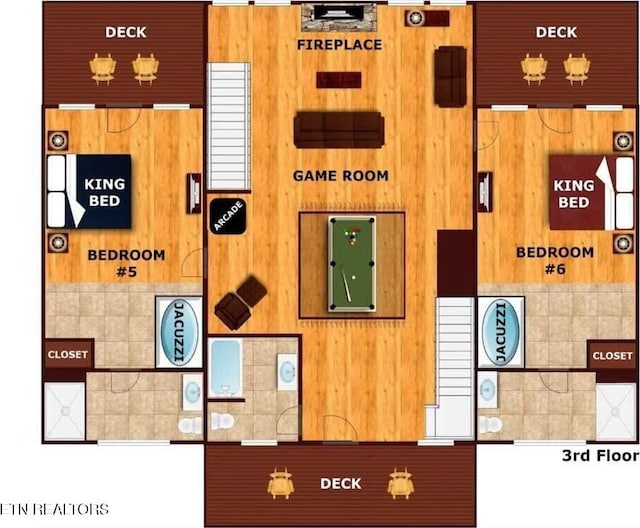 1056 Black Bear Cub Way, Sevierville, TN 37862 - property floor plan