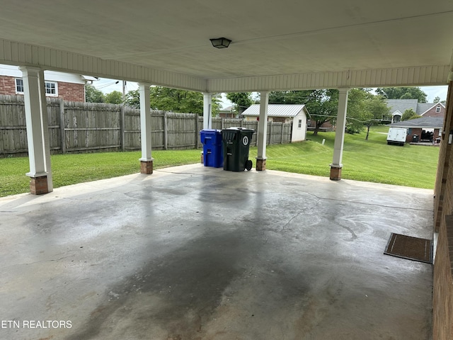 2605 Mountain View Dr, Morristown, TN 37814 - view of patio featuring a carport