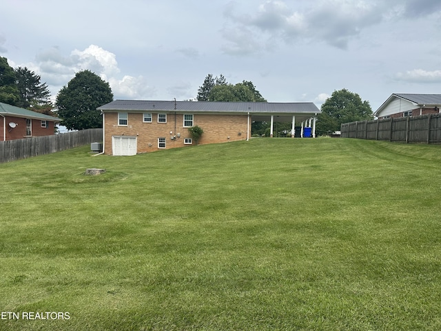 2605 Mountain View Dr, Morristown, TN 37814 - back of property featuring brick siding and cooling unit
