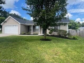 6206 Jim Fox Ln, Powell, TN 37849 - view of front of property featuring an attached garage and concrete driveway