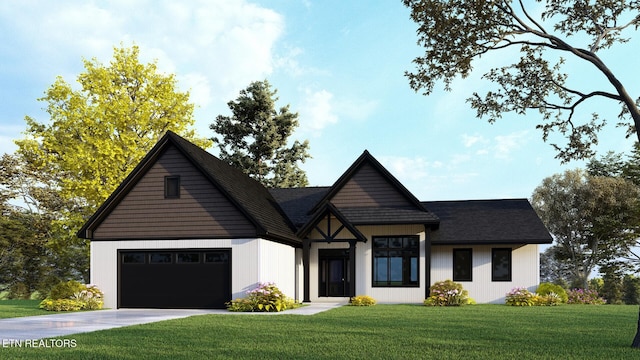 300 Bluff Trce, Jacksboro, TN 37757 - view of front of house with driveway and a front yard