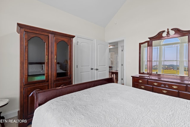 4153 Harbor View Dr, Morristown, TN 37814 - bedroom with lofted ceiling