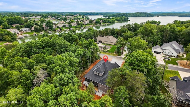 104 Noya Ln, Loudon, TN 37774 - aerial view of residential area with a large body of water