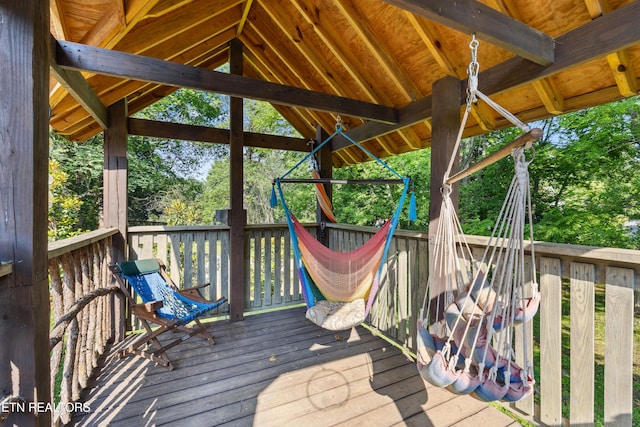 10513 River Ridge Rd, Knoxville, TN 37922 - view of wooden terrace