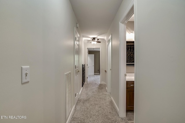 430 Willow Springs Dr, Athens, TN 37303 - corridor with light colored carpet and baseboards