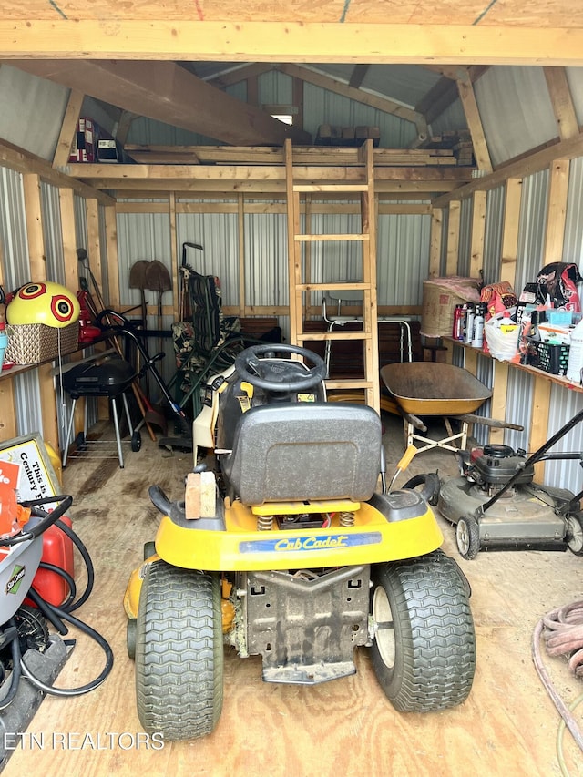 1670 Bowen Rd, Rutledge, TN 37861 - storage room featuring a garage