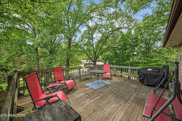 2059 Bolestown Loop, Alpine, TN 38543 - view of wooden terrace