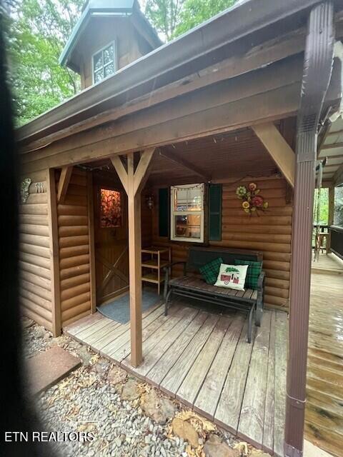 533 Valley Ridge Rd, Jamestown, TN 38556 - view of wooden terrace