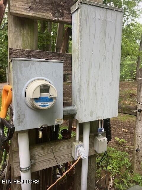 533 Valley Ridge Rd, Jamestown, TN 38556 - exterior view of electric meter