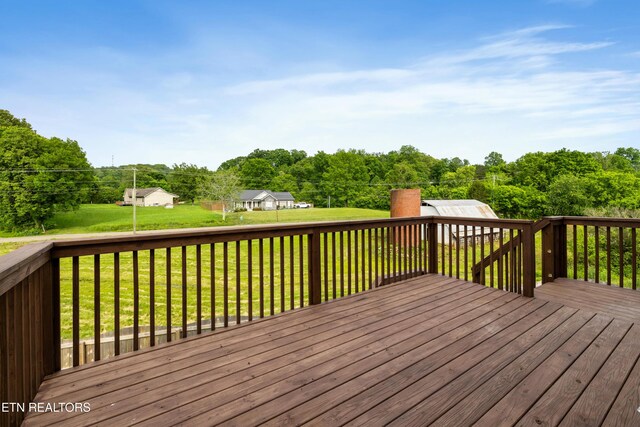 8104 Equinox Ln, Powell, TN 37849 - deck featuring a lawn
