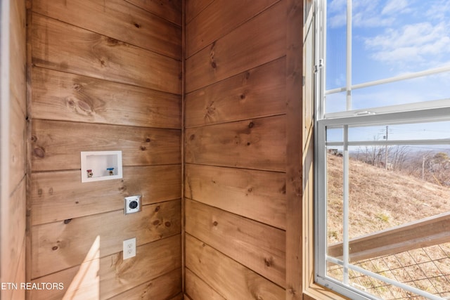 1108 Circle Pt, Gatlinburg, TN 37738 - laundry area with hookup for an electric dryer and washer hookup