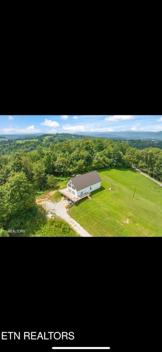 264 Victory Cross Rd, Lafollette, TN 37766 - view from above of property featuring a forest