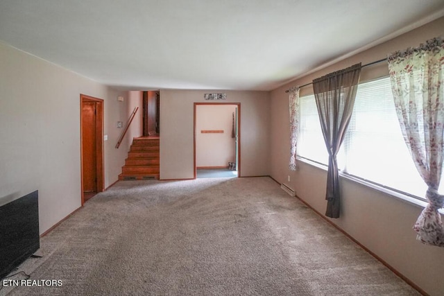 2001 Highland Rd, Maryville, TN 37801 - carpeted empty room featuring stairs
