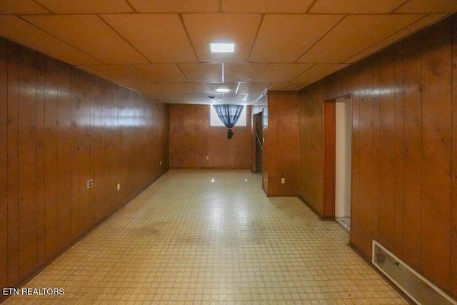 2001 Highland Rd, Maryville, TN 37801 - finished basement with light floors and wood walls