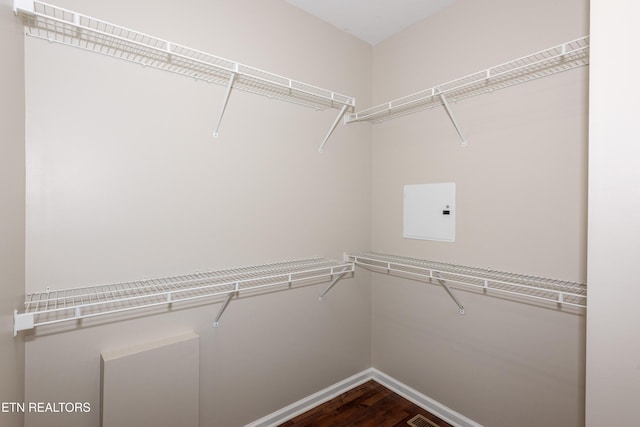 9100 Sway Branch Ln, Knoxville, TN 37922 - spacious closet with dark wood-style flooring