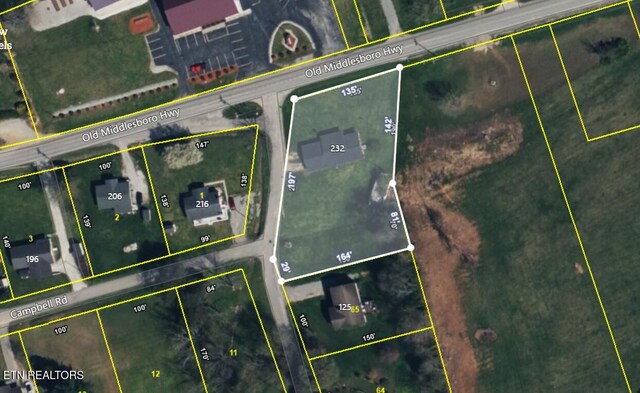 232 Kimberly Rd, Lafollette, TN 37766 - aerial overview of property's location