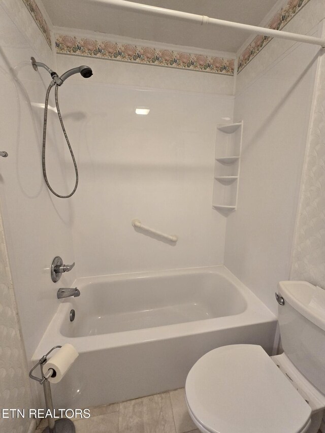 114 Verdun Rd, Oneida, TN 37841 - full bathroom with toilet and tub / shower combination
