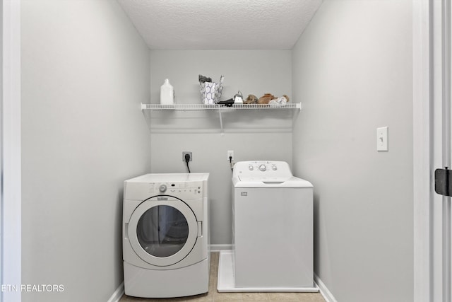 203 Bar Tall Way, Seymour, TN 37865 - laundry room featuring separate washer and dryer and a textured ceiling