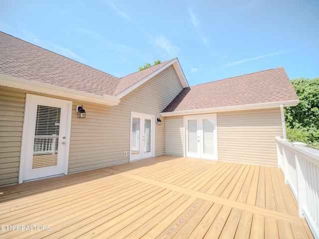 116 Deer Path Trl, Vonore, TN 37885 - wooden deck featuring french doors