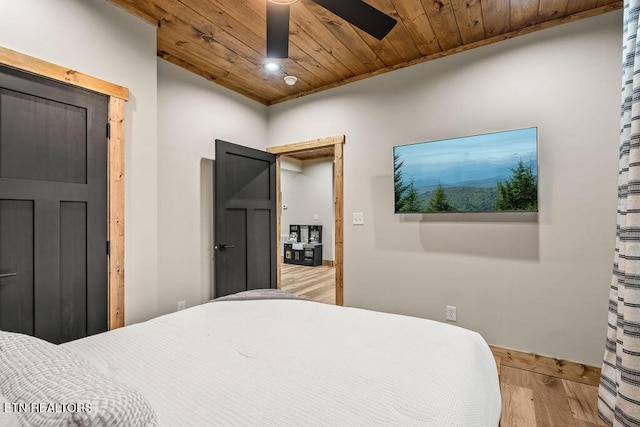 2634 Whipoorwill Hill Way, Sevierville, TN 37862 - bedroom with wood finished floors, wooden ceiling, ceiling fan, and recessed lighting