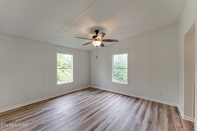 135 Mt View Rd, Sweetwater, TN 37874 - spare room featuring light wood finished floors and ceiling fan