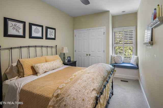 8940 Kelsey Ln, Knoxville, TN 37922 - bedroom featuring carpet flooring and a closet