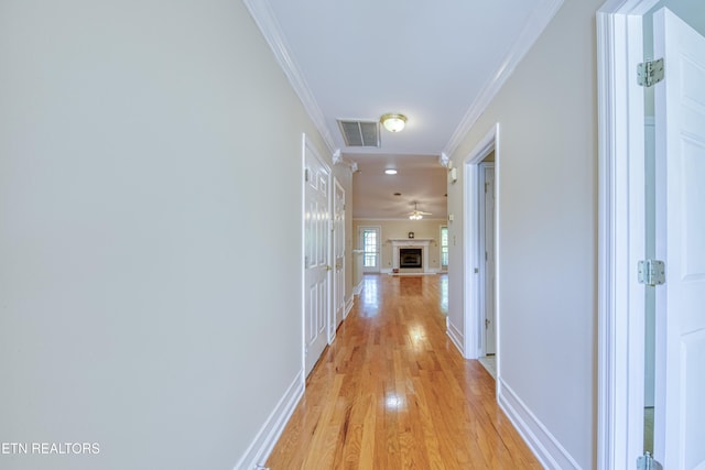 674 Applegate Ln Unit 32, Knoxville, TN 37934 - corridor with light wood finished floors, crown molding, and baseboards