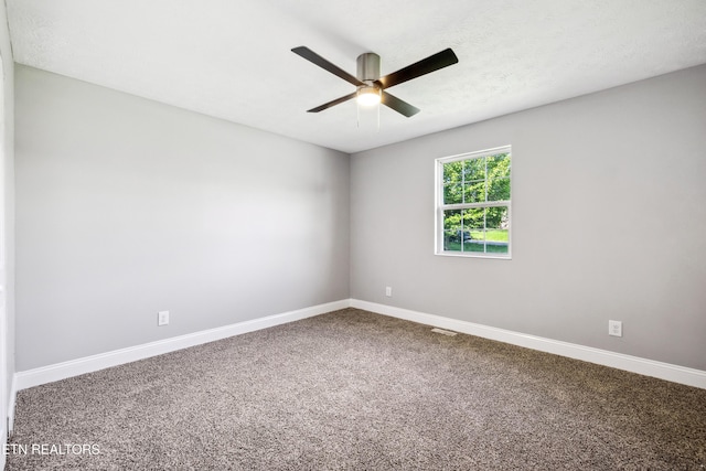 165 Kenzie Ln, Lafollette, TN 37766 - carpeted spare room featuring ceiling fan and baseboards