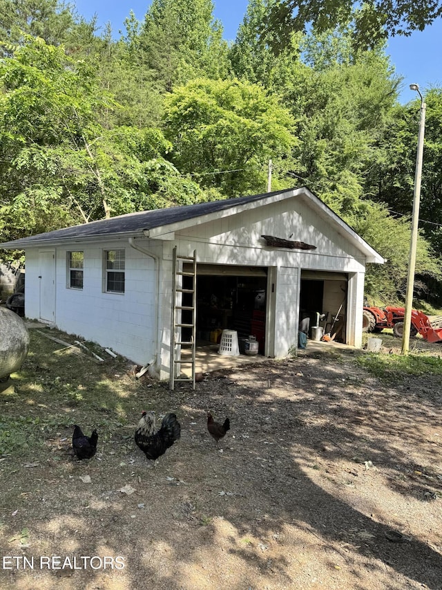 2395 Howard Rd, Bybee, TN 37713 - view of detached garage