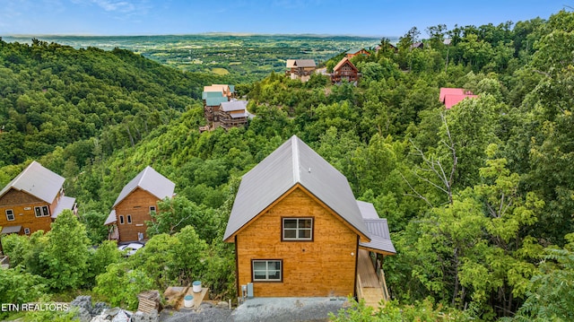 2251 Fox Berry Way, Sevierville, TN 37876 - aerial view of property and surrounding area with a forest