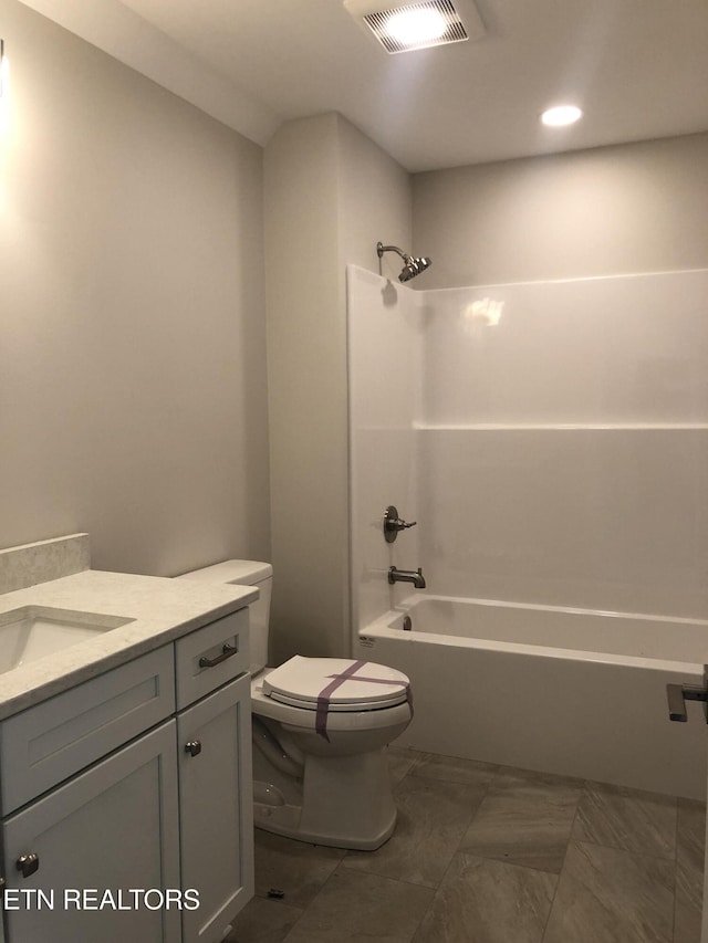 85 Royal Troon Cir, Oak Ridge, TN 37830 - full bathroom with vanity, tub / shower combination, and recessed lighting
