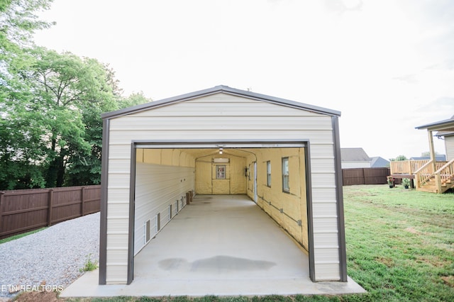 7481 Nightfall Cir, Ooltewah, TN 37363 - view of detached garage