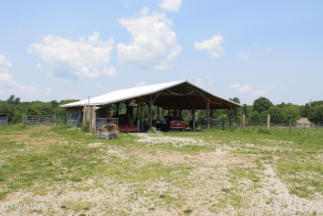 831 Fritzsche, Jamestown, TN 38556 - view of yard featuring a detached carport and an outdoor structure