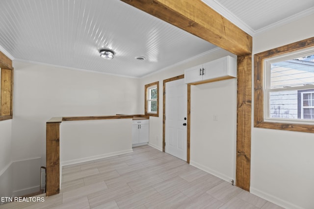 2504 Larkwood Ln, Knoxville, TN 37921 - foyer featuring crown molding and baseboards
