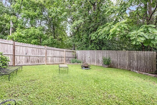 314 Longview Dr, Wartburg, TN 37887 - fenced backyard featuring a fire pit