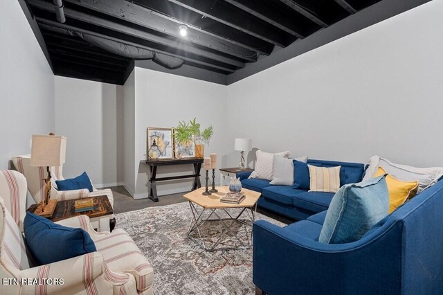 3292 Moss Arcott Rd, Celina, TN 38551 - living room with baseboards