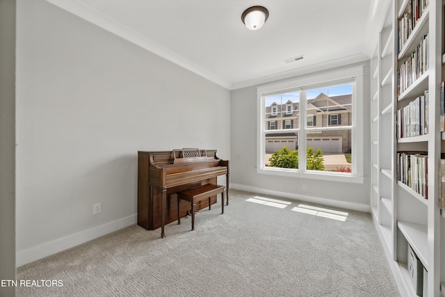 1007 Wigmore Way, Knoxville, TN 37932 - sitting room with carpet and ornamental molding