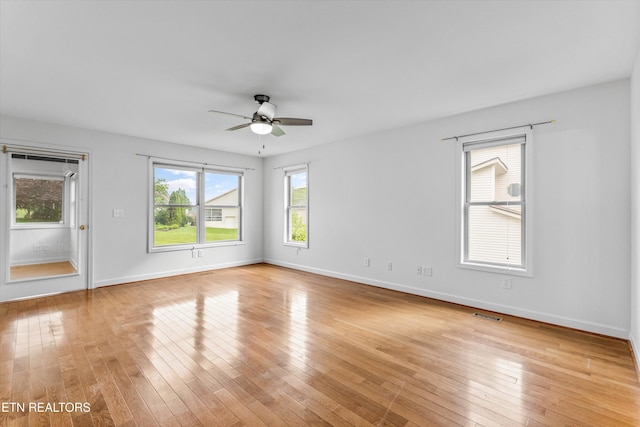 140 Chuniloti Way, Loudon, TN 37774 - spare room with a ceiling fan and light wood finished floors