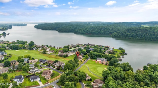 140 Chuniloti Way, Loudon, TN 37774 - aerial perspective of suburban area featuring a nearby body of water and a local golf course