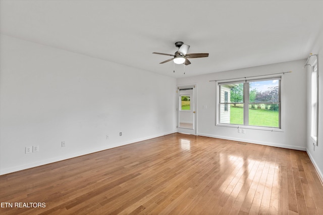 140 Chuniloti Way, Loudon, TN 37774 - empty room featuring ceiling fan and light wood-style flooring