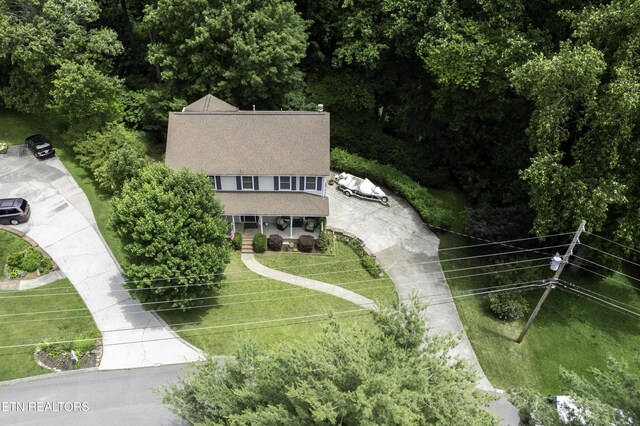 1312 Zachary Taylor Rd, Knoxville, TN 37922 - aerial view of property and surrounding area