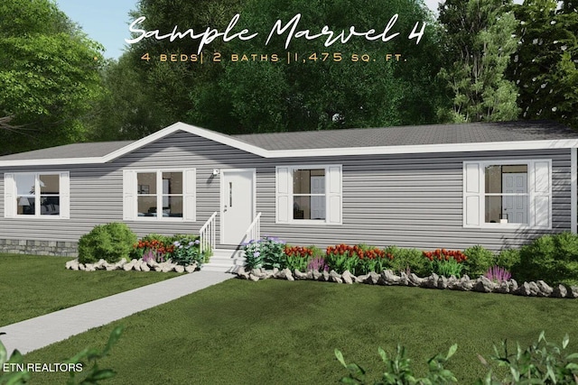 TBD Chestnut Cir, Lafollette, TN 37766 - view of front of house featuring entry steps and a front yard