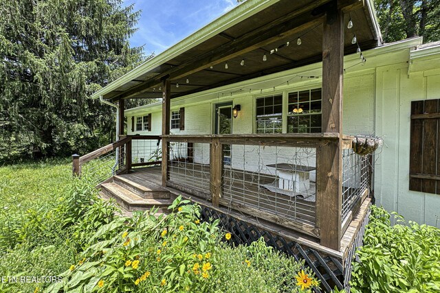 775 Middle Creek Rd, Cosby, TN 37722 - view of deck